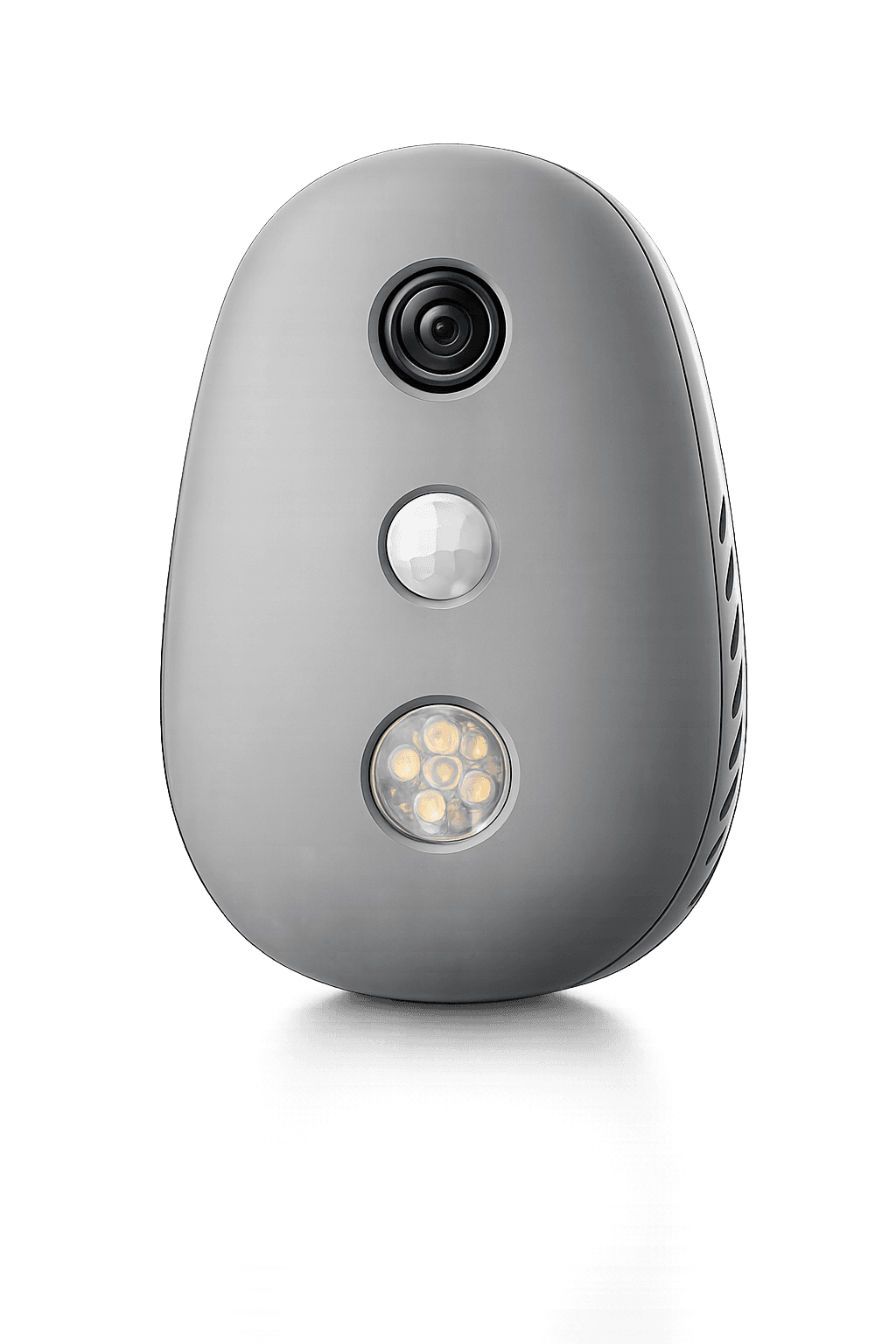 Iris device with camera and sensing array, front view.