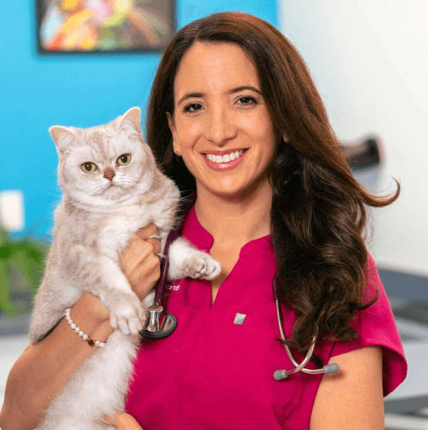 Dr. Cristy Bustamante, veterinarian.